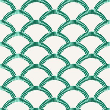 Tempaper Mosaic 28 sq. ft. Peel & Stick Wallpaper in Emerald Green, , large