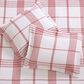 Levtex Waffle Plaid 3-Piece King/California King Comforter Set in Peppermint Red and Cream, , large