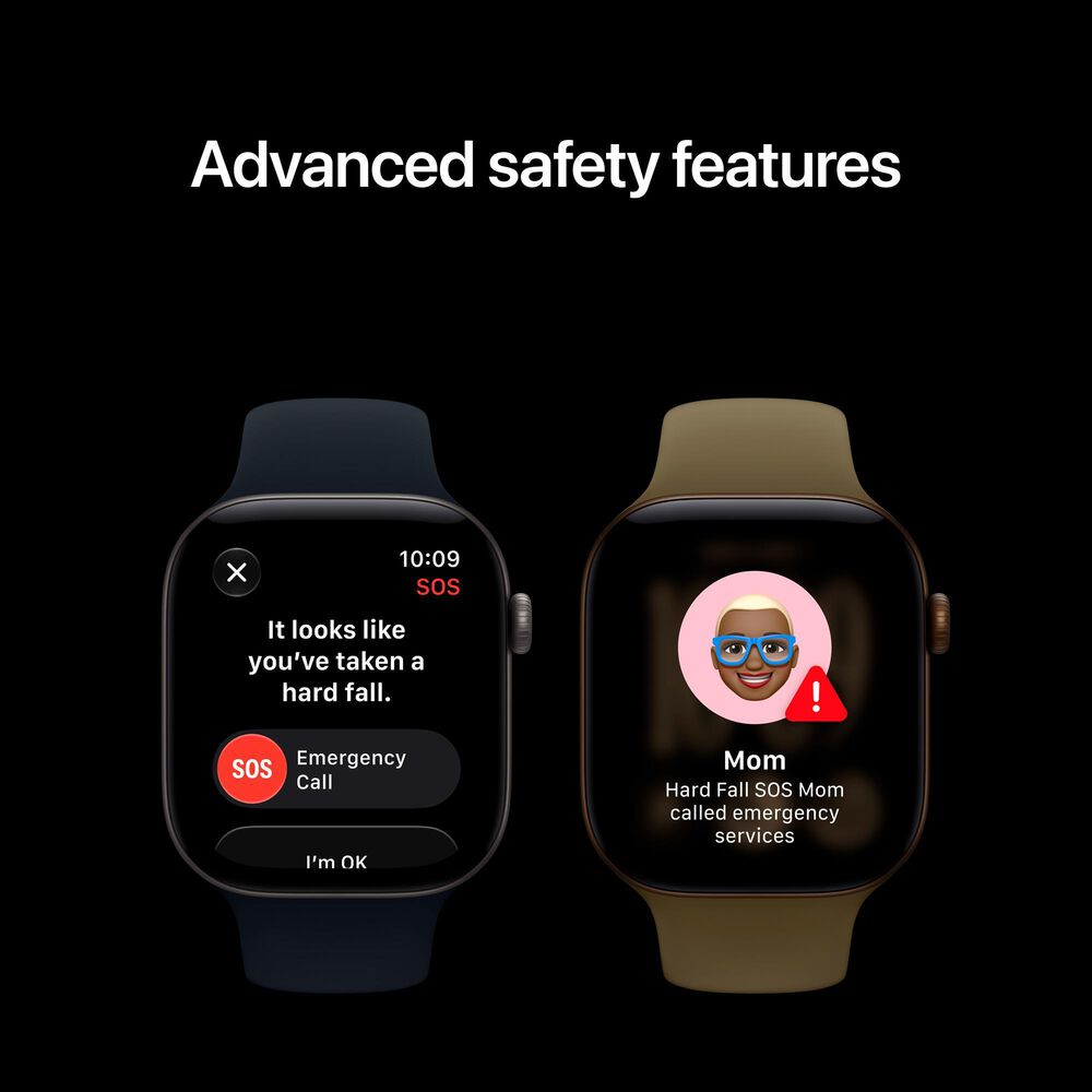 Apple Watch Series 12 (GPS) 42mm Dark Bronze Aluminum Case with Dark Bronze Milanese Loop (Pre-Order), , large