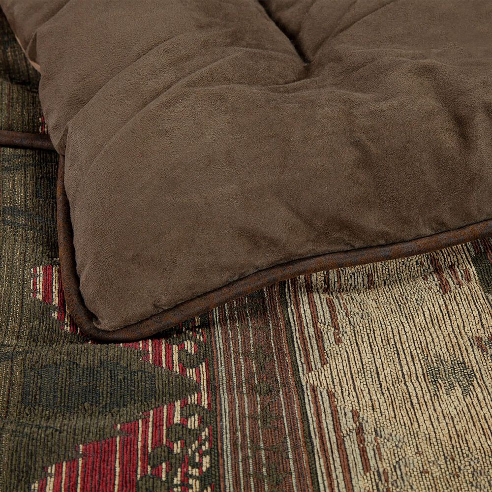 HiEnd Accents Sierra 5-Piece Twin Comforter Set in Red, Brown and Tan, , large