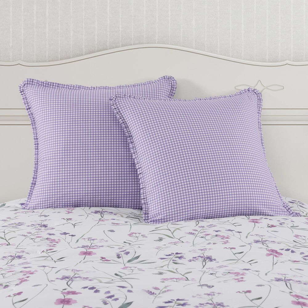 J. Queen New York Nola 26&quot; Square Euro Pillow Sham in Lilac, , large