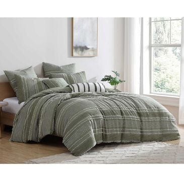 Hallmart Collectibles Hattie 5-Piece King Comforter Set in Sage, , large