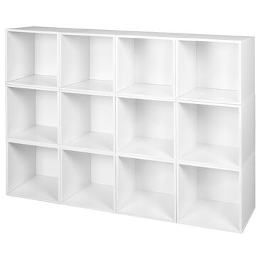 Regency Global Sourcing Niche Cubo 12-Piece Storage Cube Set in White, , large