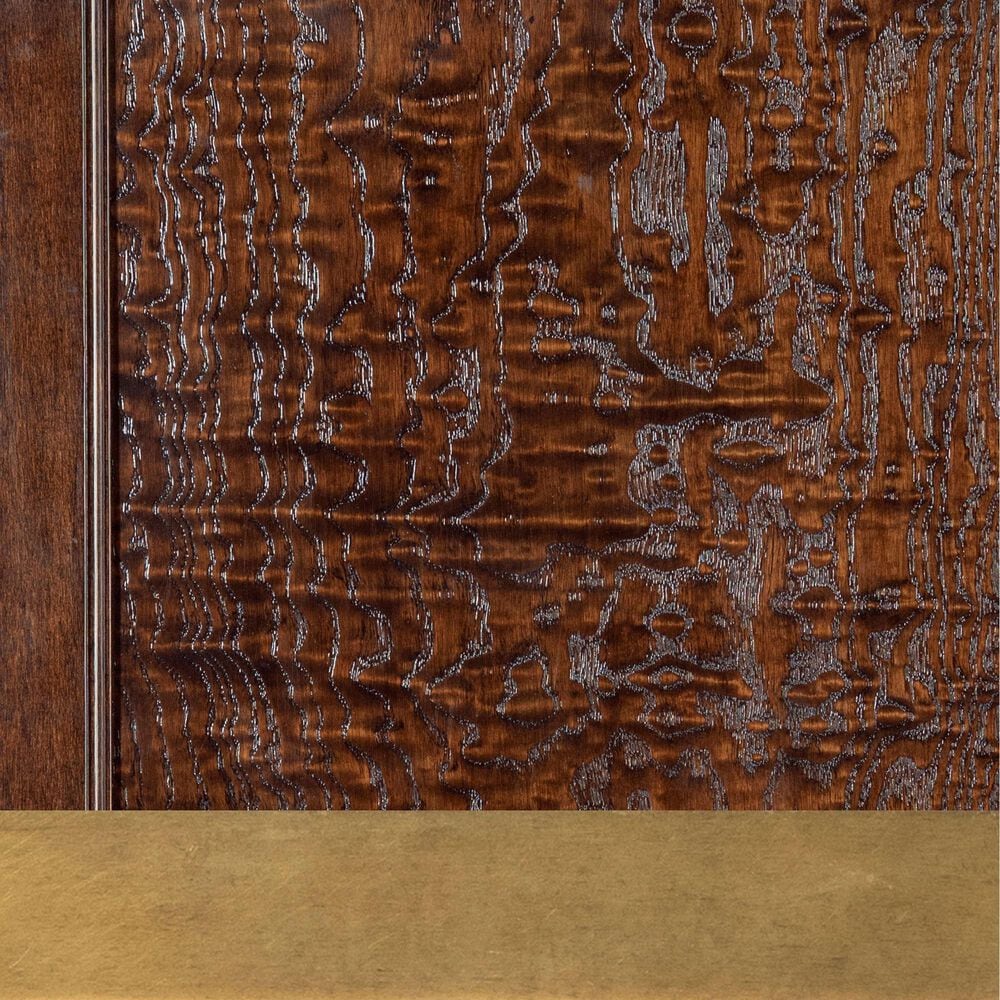 Theodore Alexander Kesden Sideboard in Pyramid Brown and Satin Brass, , large