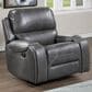Steve Silver Keily Manual Swivel Glider Recliner in Dove Grey, , large