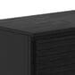 Legends Home Stardust 73" Fireplace Console with Fireplace Insert in Seal Skin Black, , large