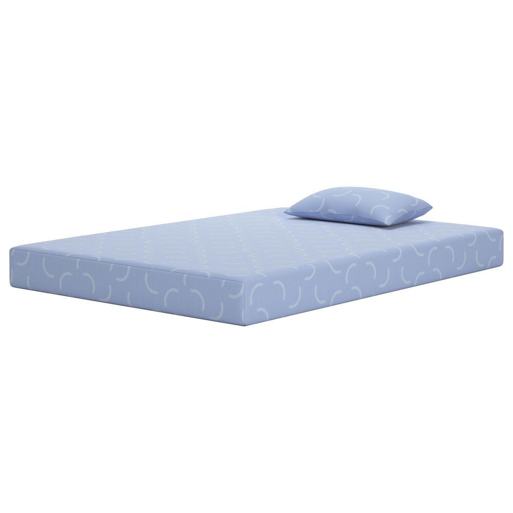 Ashley iKidz Firm Twin Mattress with Pillow in Ocean, , large