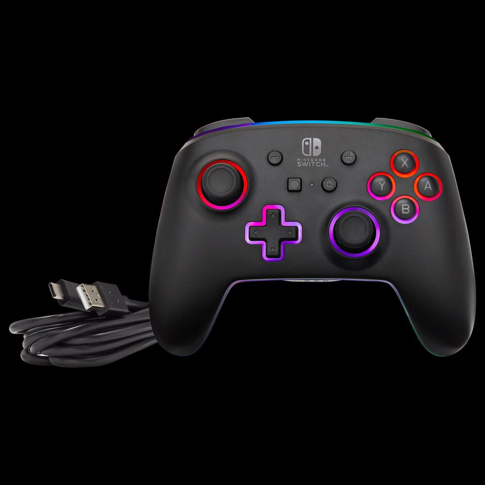 PowerA Enhanced Wireless Controller for Nintendo Switch with Lumectra in Black, , large