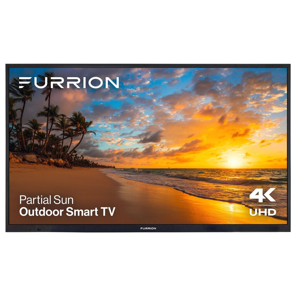 Furrion Aurora 65" Class Partial Sun 4K LED UHD - Outdoor Smart TV with Full Motion Mount in Black, , large