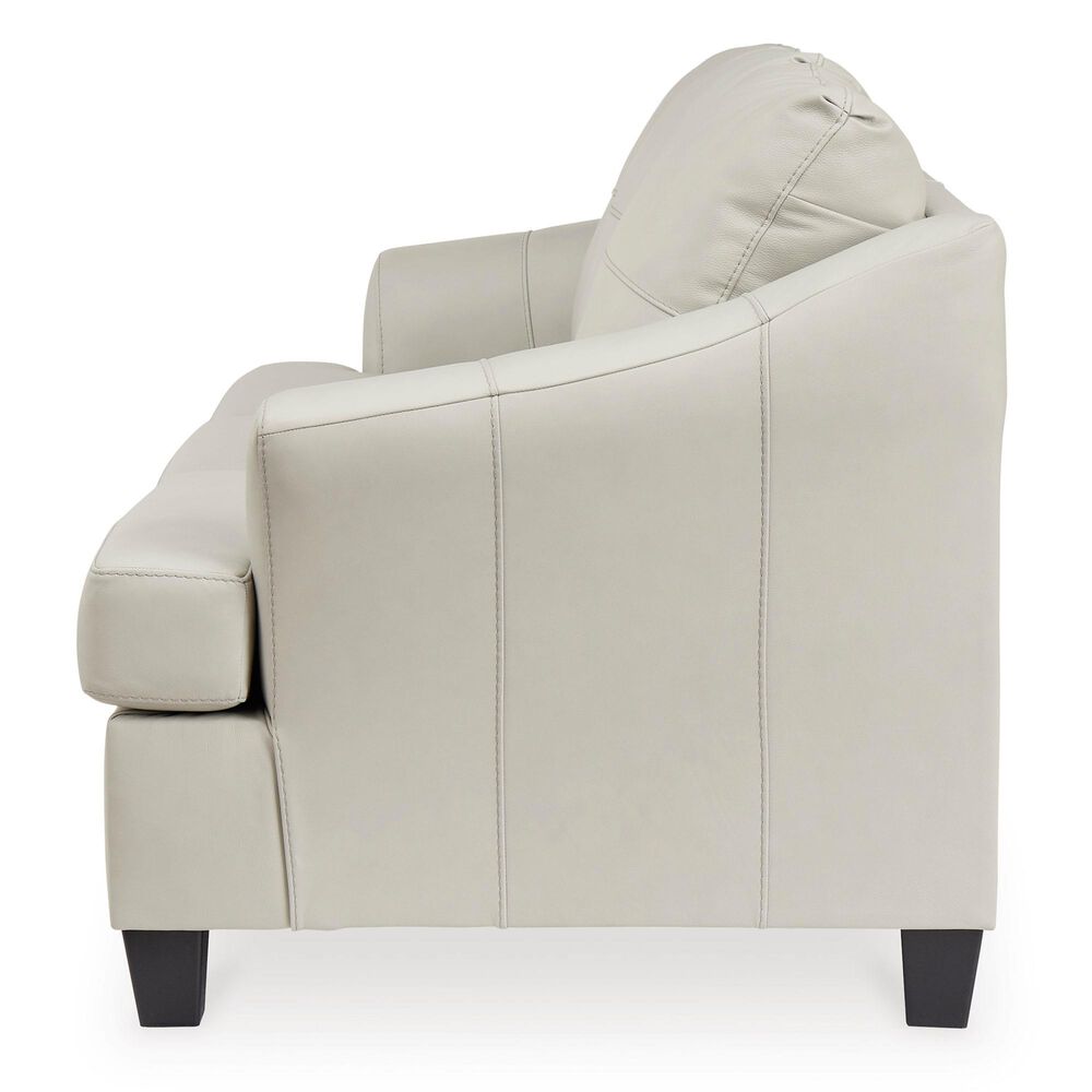 Ashley Genoa Leather Sofa and Loveseat in Coconut, , large