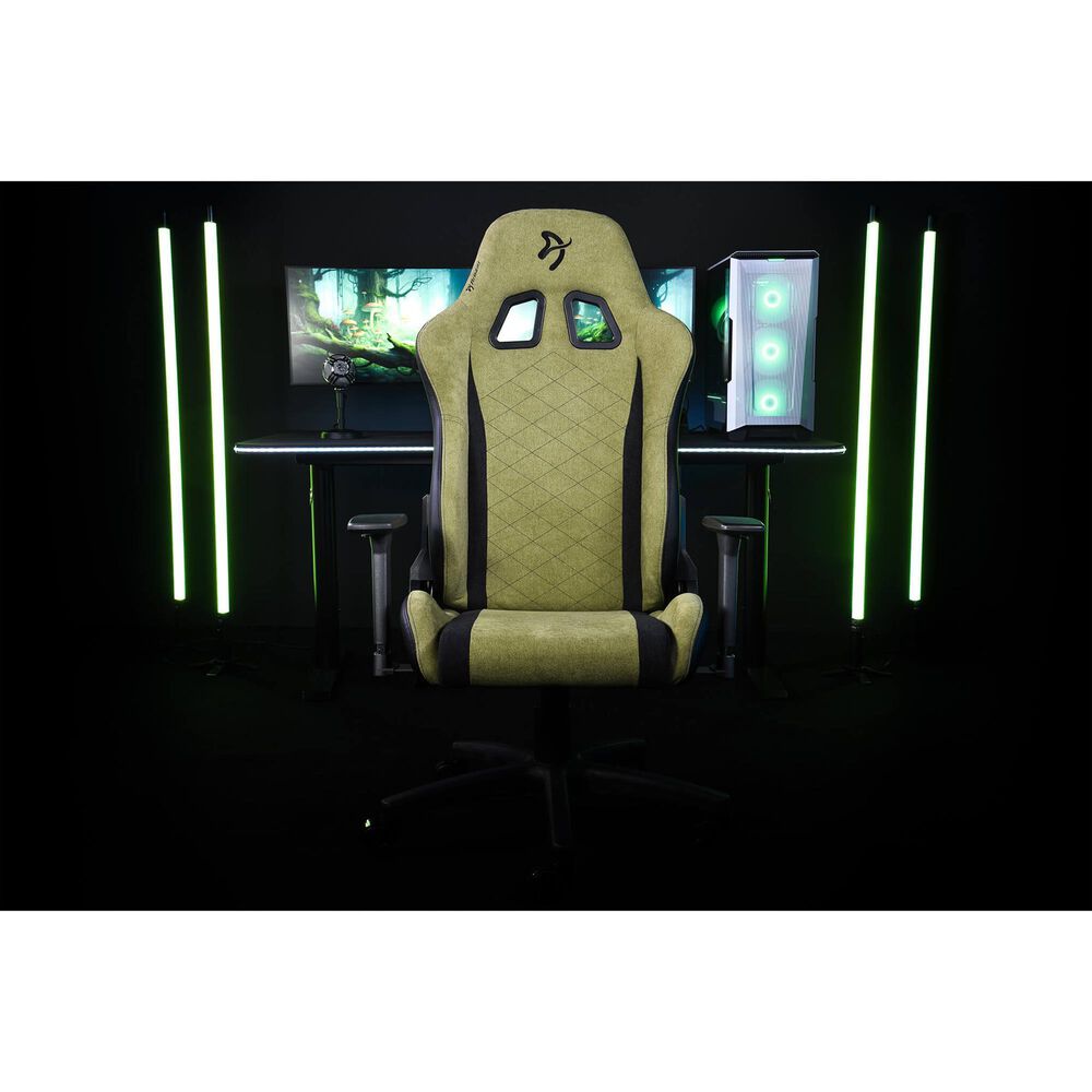 Arozzi Avanti Soft Gaming Chair in Moss Green, , large