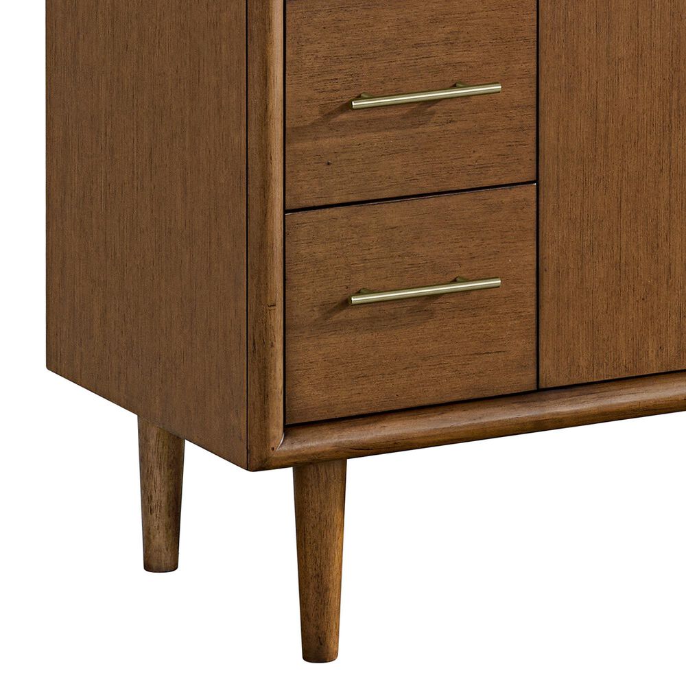 37B Mertola 36" Single Bathroom Vanity Cabinet in Dark Maplewood with White Composite Stone Top and Backsplash, , large