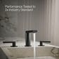 Kohler Composed Widespread Bathroom Sink Faucet in Matte Black, , large