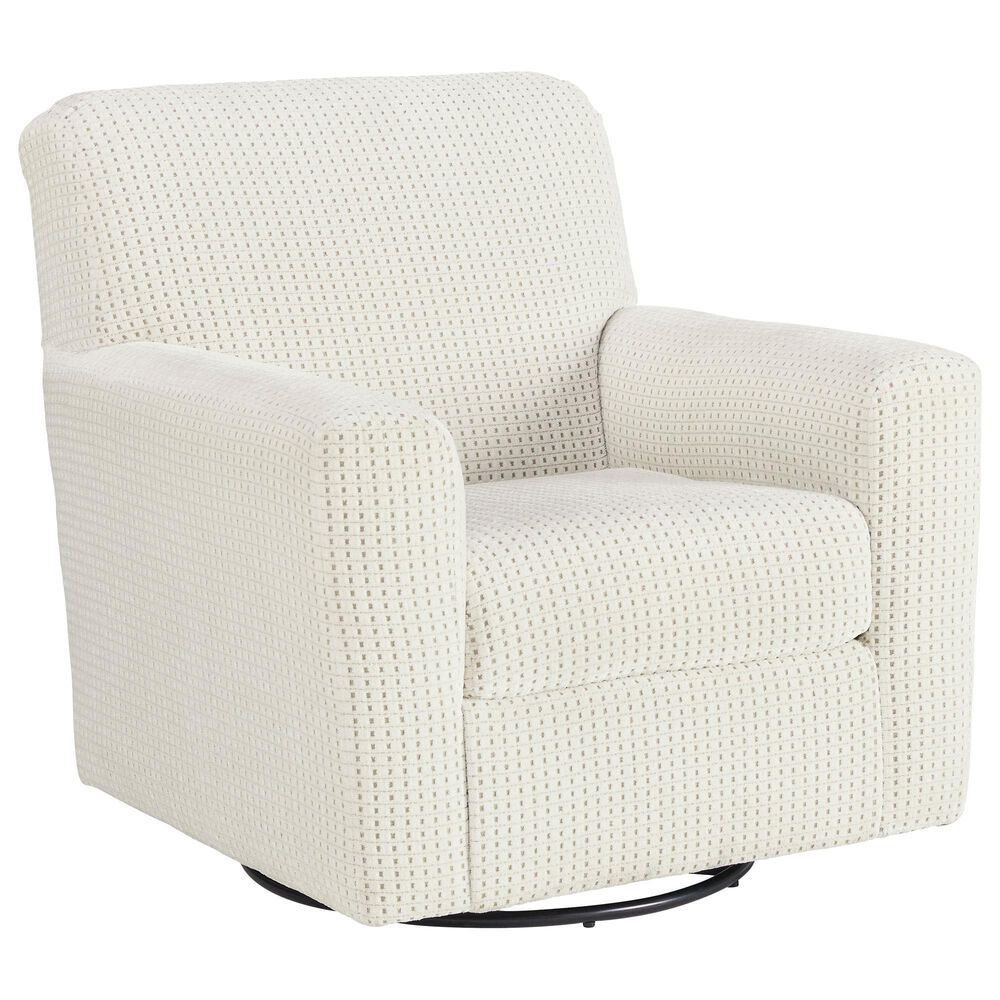 Ashley Herstow Swivel Glider Accent Chair in Ivory, , large
