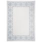 Safavieh Bermuda Floral 5"3" x 7"6" Ivory and Light Blue Indoor/Outdoor Area Performance Rug, , large