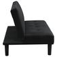 Pacific Landing Stanford Push Back Convertible Sofa Bed in Black, , large