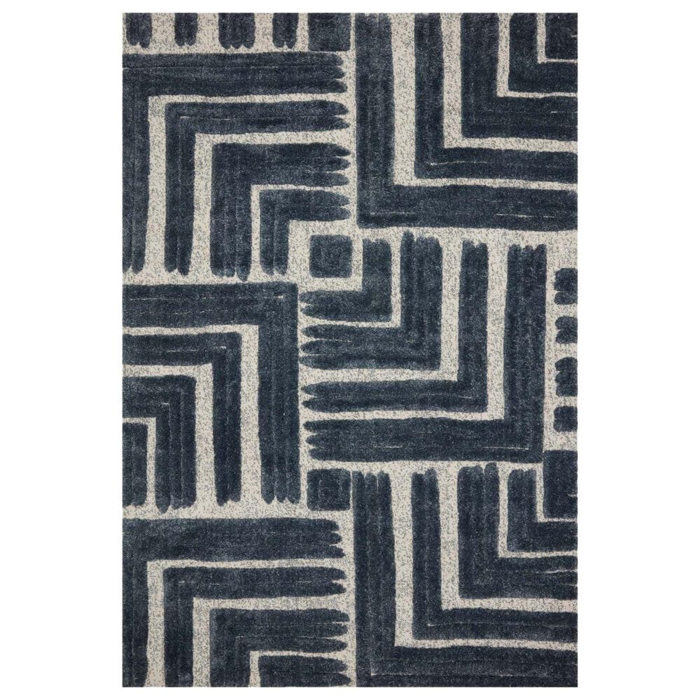 Loloi II Hagen 2"7" x 4" Blue and White Runner, , large