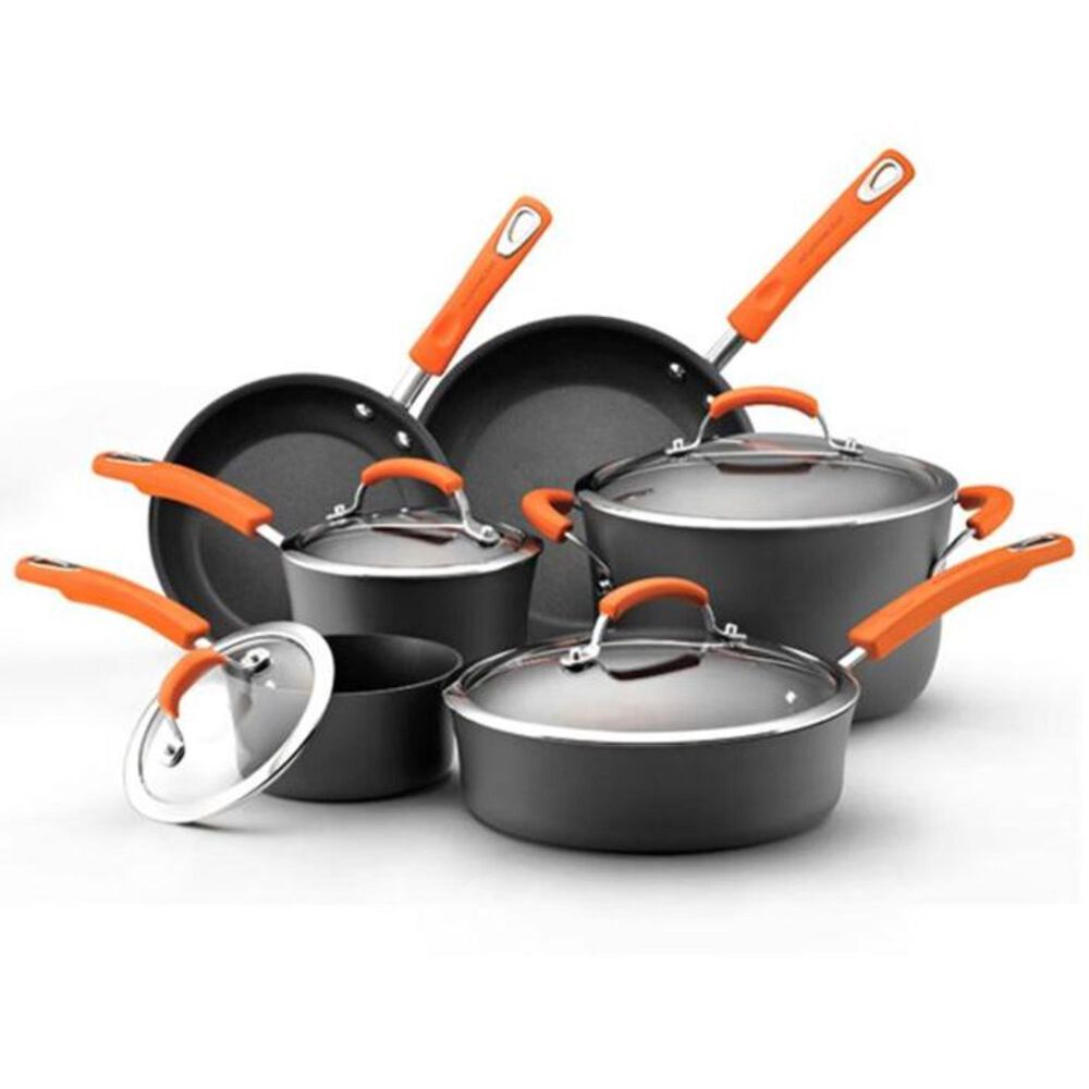 Rachael Ray 10 Piece Hard Anodized Cookware Set , , large