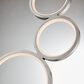 Lite Source Fedora 3-Ring LED Table Lamp in Brushed Nickel, , large