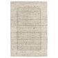 Nourison Ridge Grey and Ivory 2" x 3" Area Rug, , large