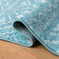 Safavieh Tulum Transitional 6" x 9" Turquoise and Ivory Area Rug, , large
