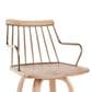 Lumisource Preston Swivel Barstool in Whitewashed and Antique Copper, , large