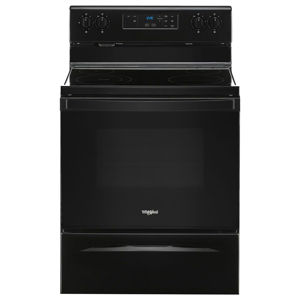 Whirlpool 5.3 Cu. Ft. Electric Range with Keep Warm in Black, , large