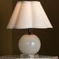 Jamie Young Nola Blown Glass Table Lamp with Linen Shade in Taupe, , large