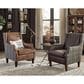 Best Home Furnishings Keatling Accent Chair in Dark Brown and Moss, , large