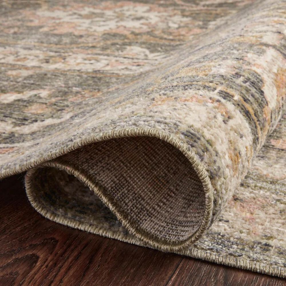 Chris Loves Julia x Loloi Rosemarie 7&#39;9&quot; Round Sage and Blush Area Rug, , large