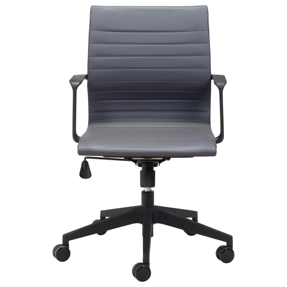 Zuo Modern Stacy Office Chair in Black, , large