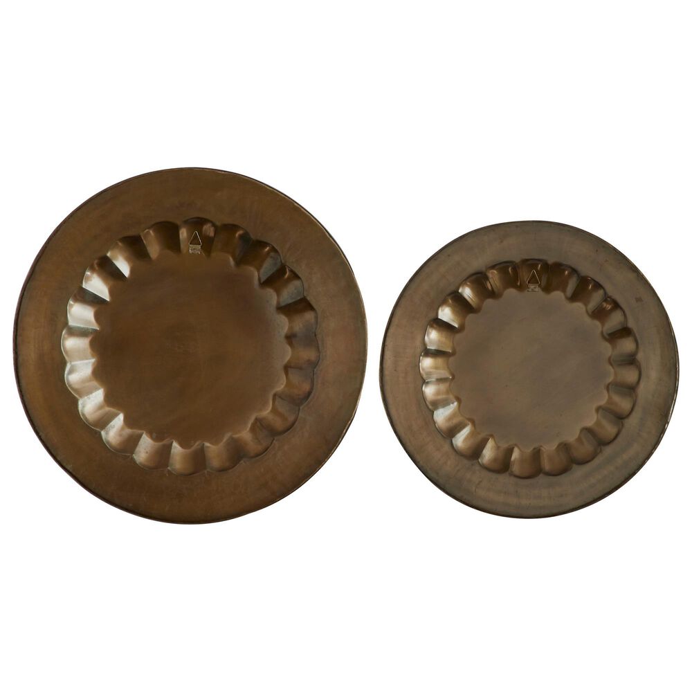 Maple and Jade 24&quot; x 24&quot; Wall Decor in Bronze &#40;Set of 2&#41;, , large