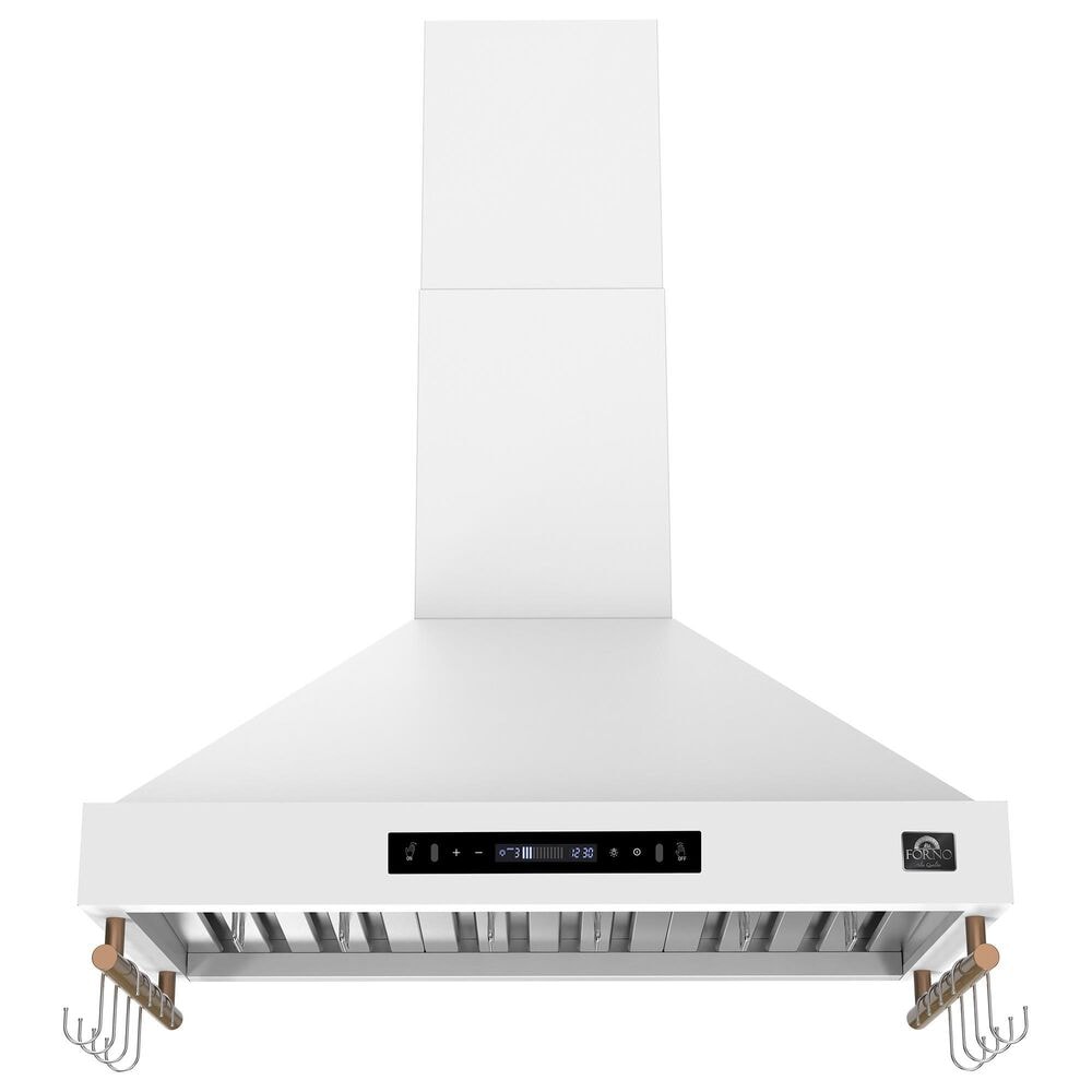 Forno Venezia 36" Wall Mount Range Hood in White, , large