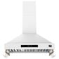 Forno Venezia 36" Wall Mount Range Hood in White, , large