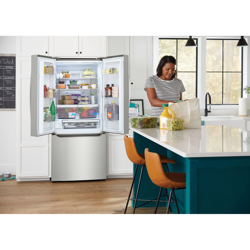 Frigidaire Gallery 20.0 Cu. Ft. Standard-Depth French Door Refrigerator in Stainless Steel, , large