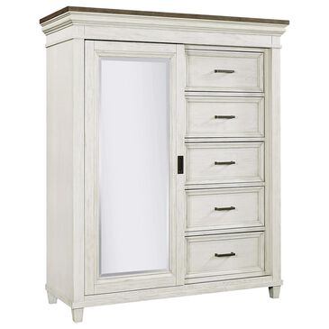 Riva Ridge Caraway Sliding Door Chest in Aged Ivory, , large