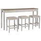 Signature Design by Ashley Skempton 4-Piece Counter Height Table Set in Beige, , large