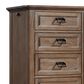 Hawthorne Furniture Alta 6 Drawer Gentleman"s Chest in Harvest Brown, , large