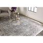 Feizy Sarrant 4" x 5"3" Gray Area Rug, , large