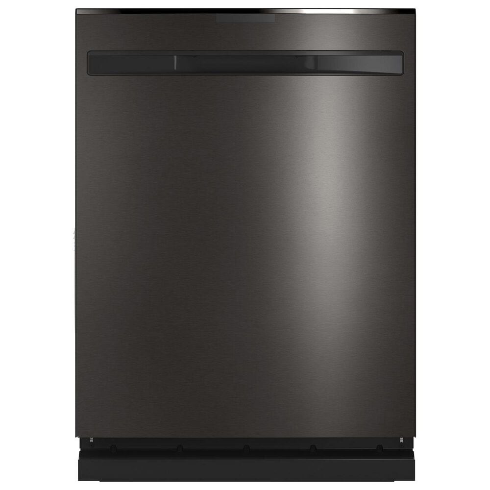 GE Profile Stainless Interior Dishwasher with Hidden Controls in Black Stainless Steel, , large