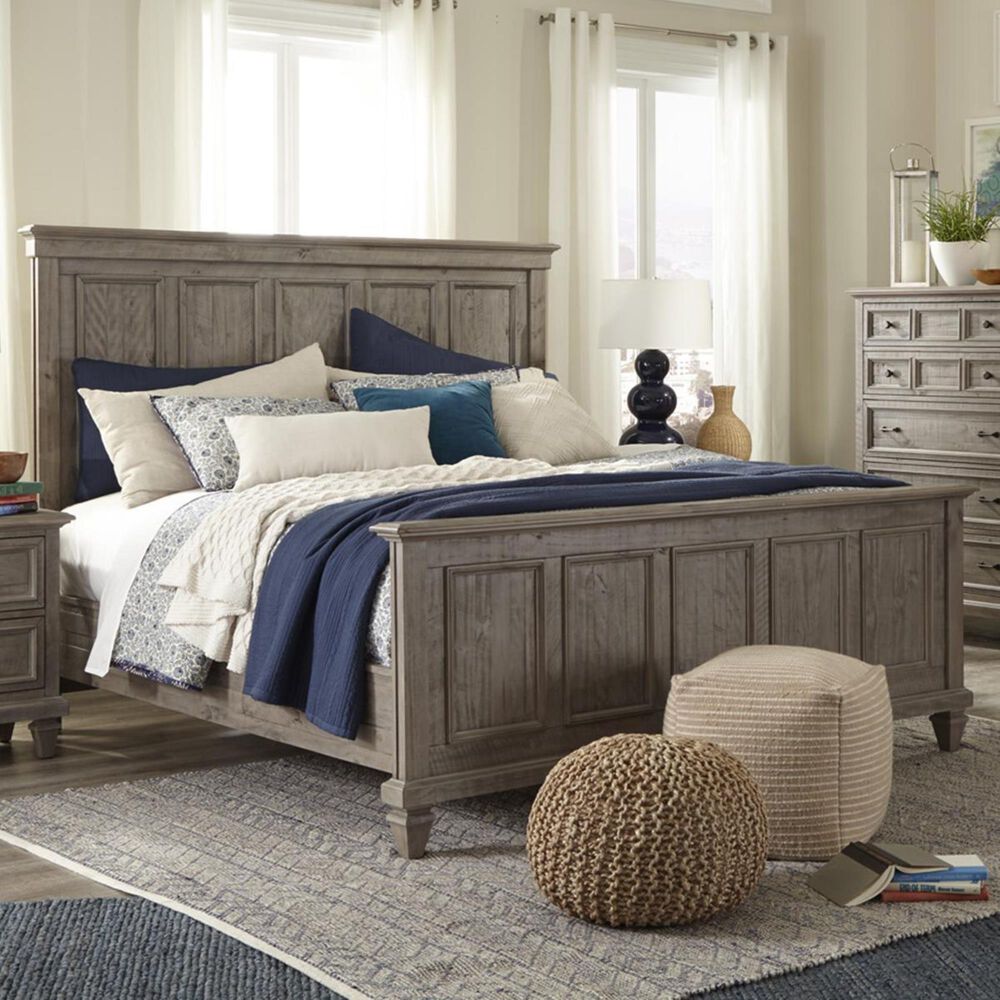Nicolette Home Lancaster Queen Bed in Dovetail Grey, , large