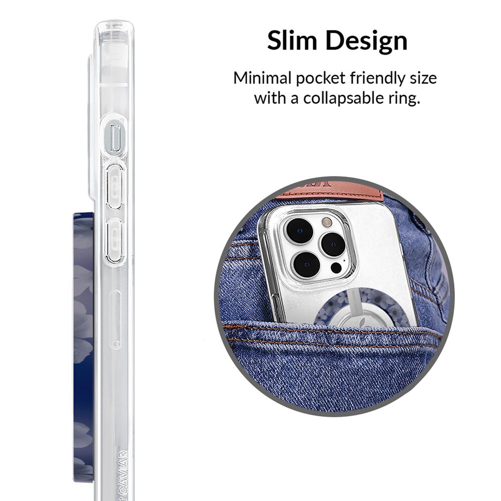Velvet Caviar MagSafe Grip Ring in Midnight Blossom, , large