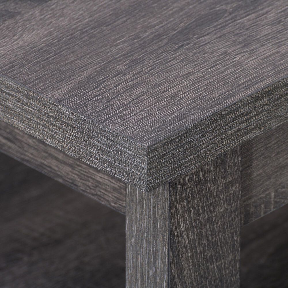 CorLiving Hollywood Coffee Table with Drawers in Dark Grey, , large