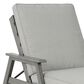 Ashley Visola Chaise Lounge with Cushion in Gray, , large