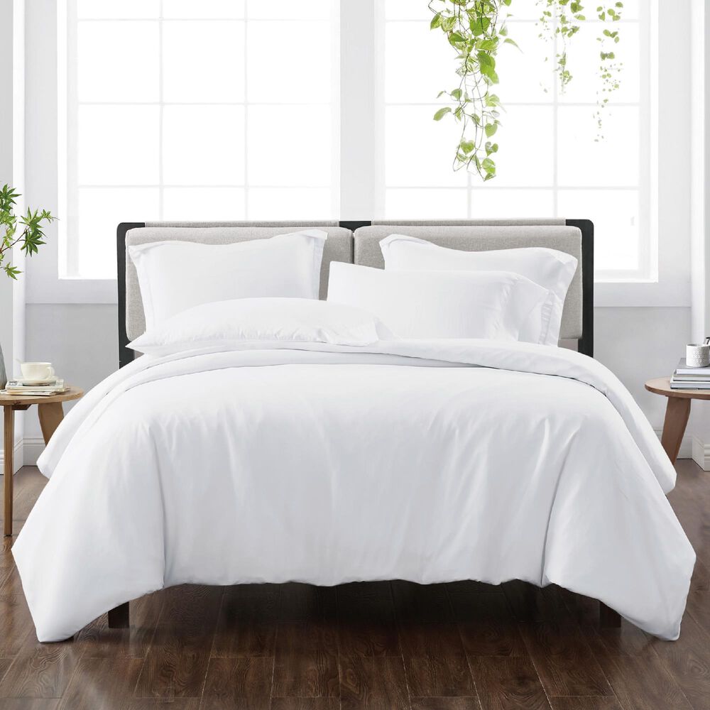 Pem America Cannon Solid 3-Piece King Duvet Cover Set in White, , large