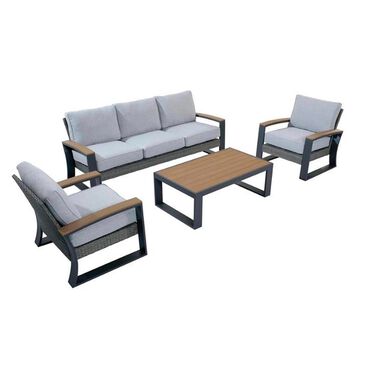 Plank and Hide Cameron Sofa, 2 Chairs & Table , , large