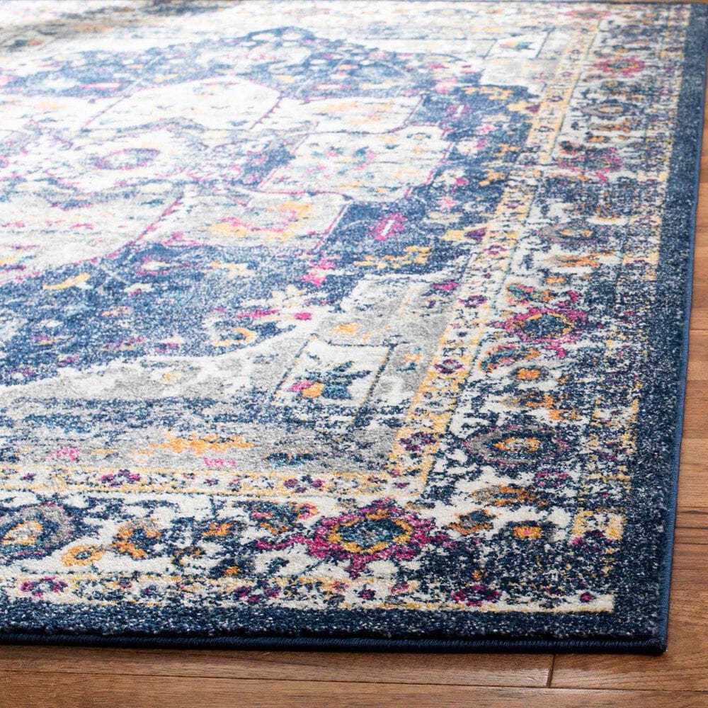 Safavieh Evoke EVK275N 4&#39; x 6&#39; Navy and Grey Area Rug, , large