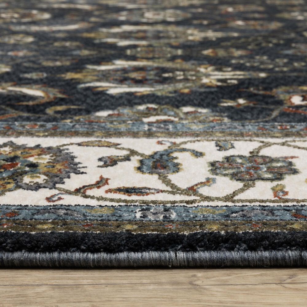 Oriental Weavers Vivian VI03A 2&#39;3&quot; x 7&#39;6&quot; Blue Runner, , large