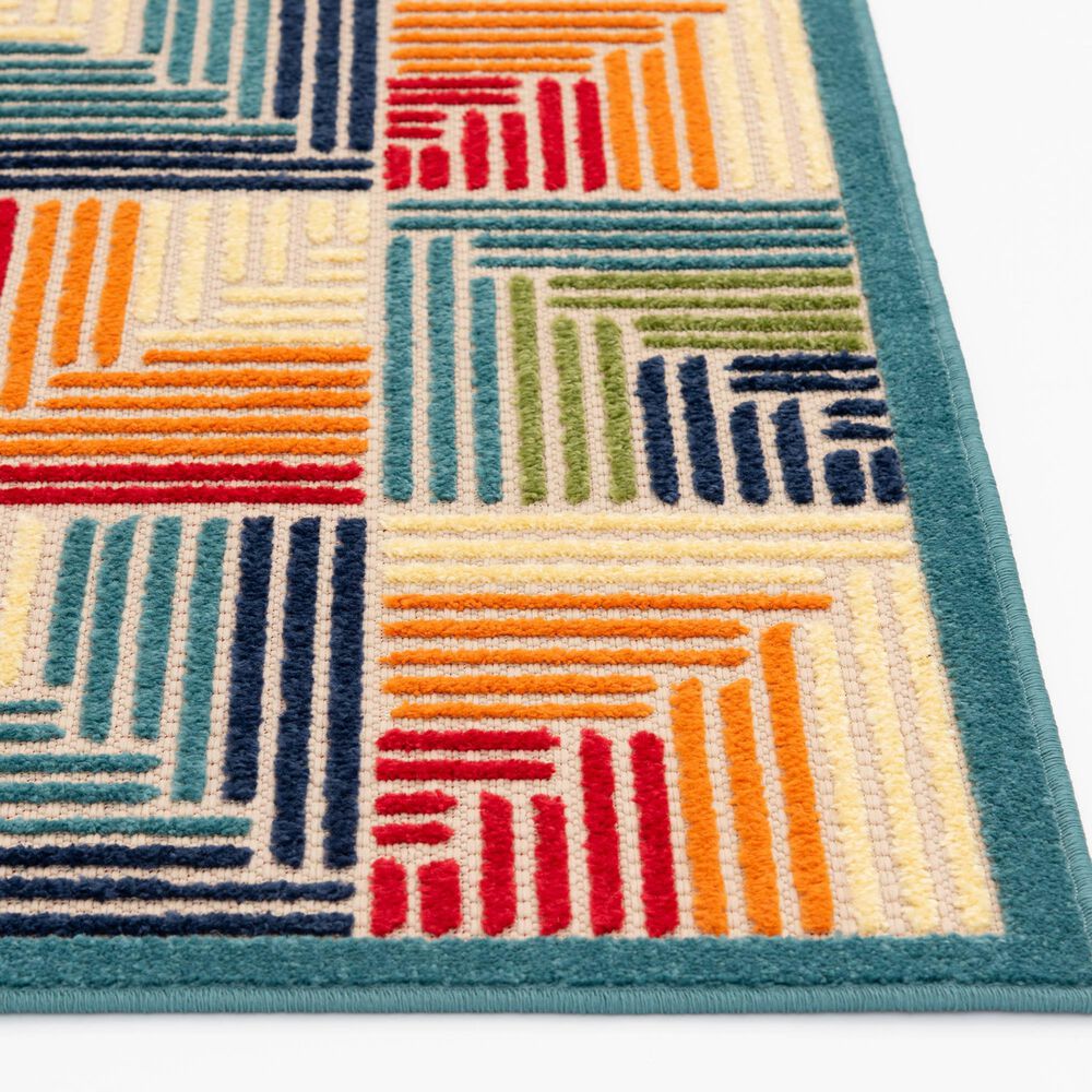 Central Oriental Fontana Haldis 2&#39;2&quot; x 7&#39;6&quot; Cream Runner, , large