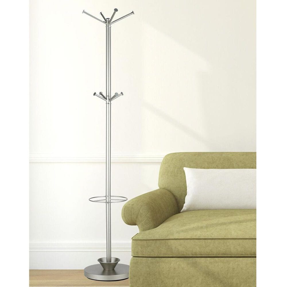 Adesso Quatro Umbrella Stand/Coat Rack in Champagne, , large